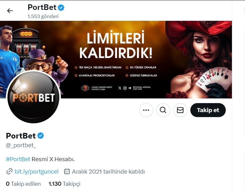 Portbet Twitter